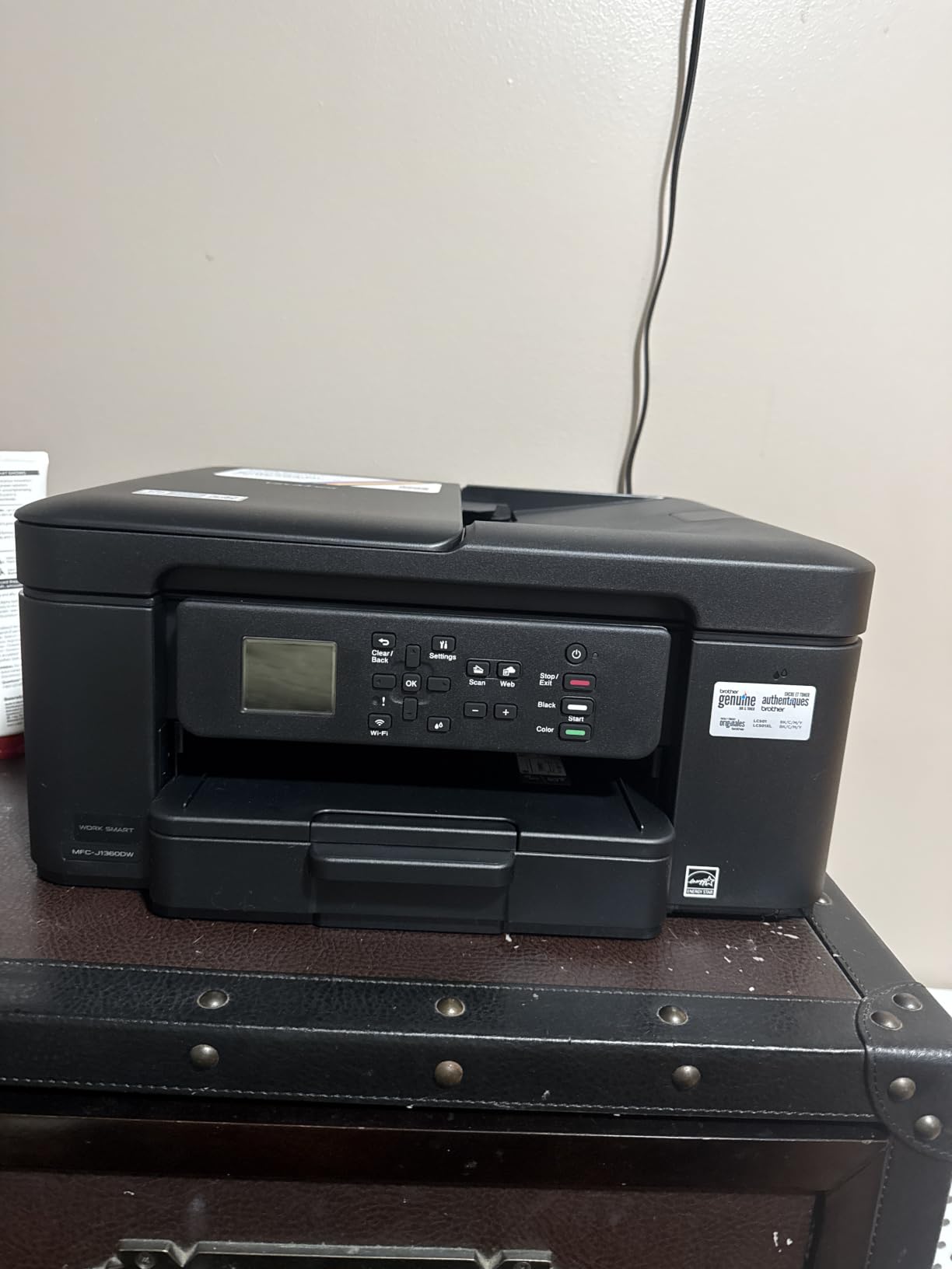 Brother Work Smart 1360 Wireless Color Inkjet All-in-One Print, Scan, Copy customer photo 2