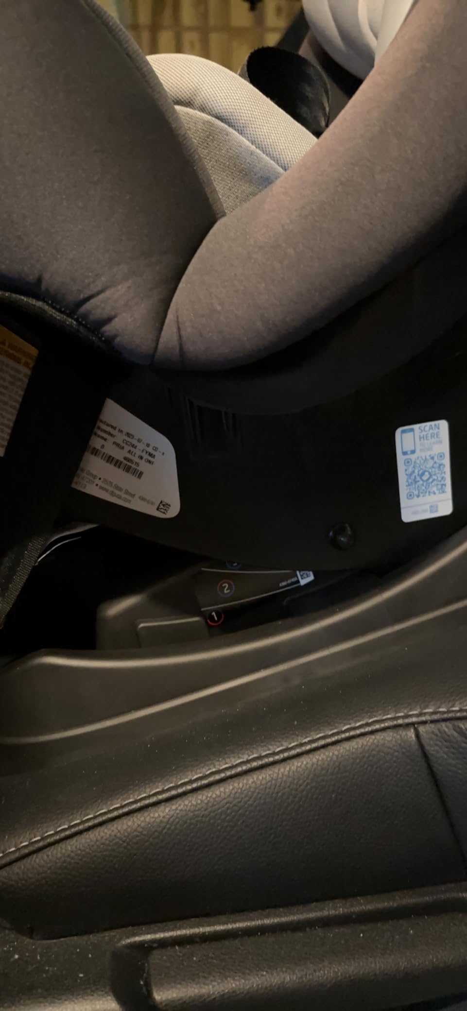 Maxi-Cosi Pria All-in-One Convertible Car Seat, Infant to Toddler Car Seat, Easy-Install Harness, Machine-Washable Cover, 5-100 lbs, SeaDrift customer photo 2