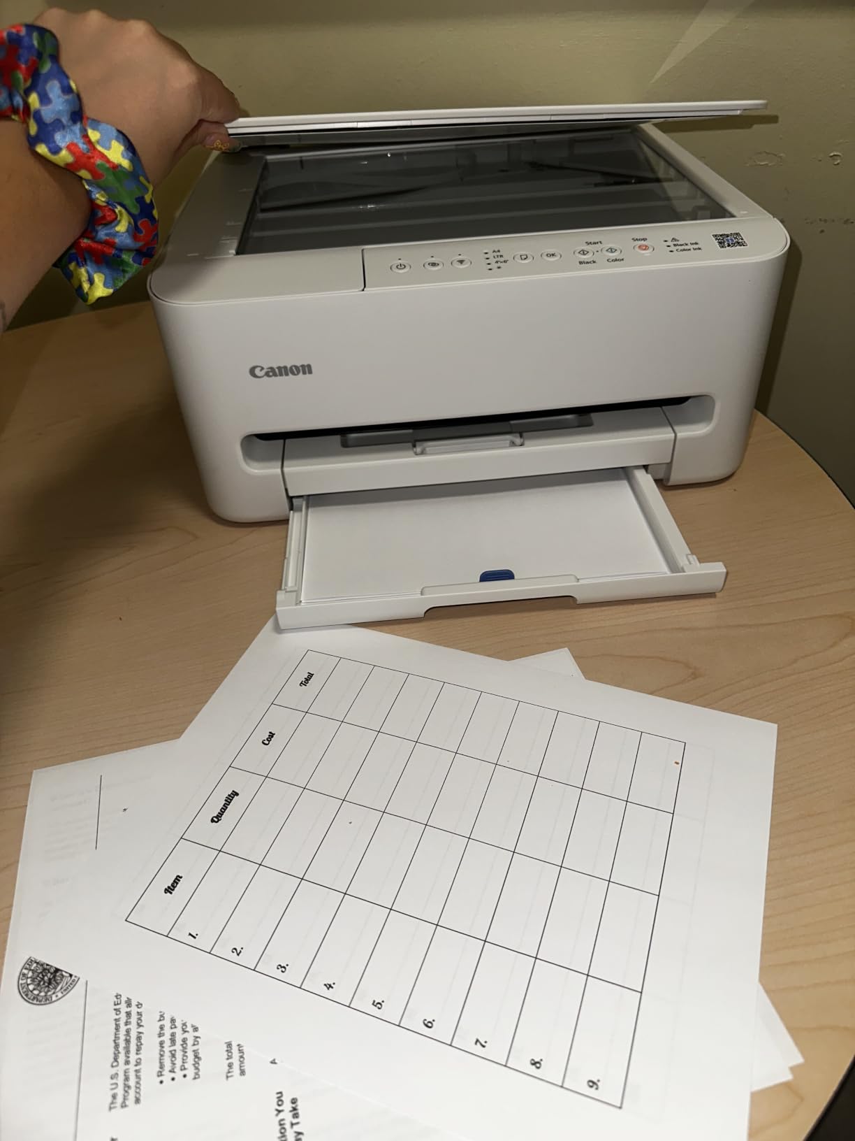 Canon PIXMA TS4320 – Wireless Color Inkjet Printer with Print, Copy, Scan customer photo 2