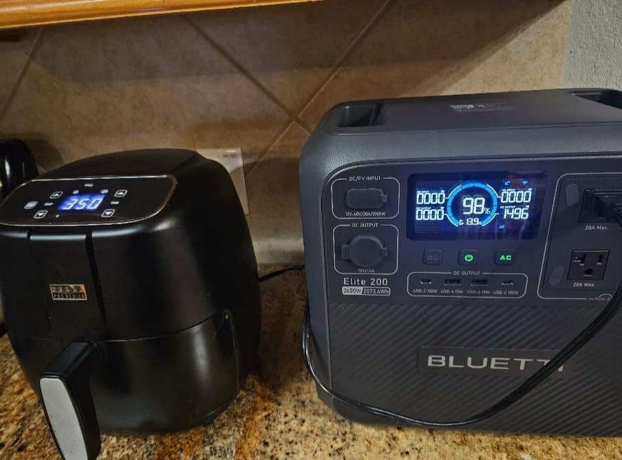 BLUETTI Elite 200 V2 Portable Power Station 2073.6Wh 2600W Solar Generator customer photo 2