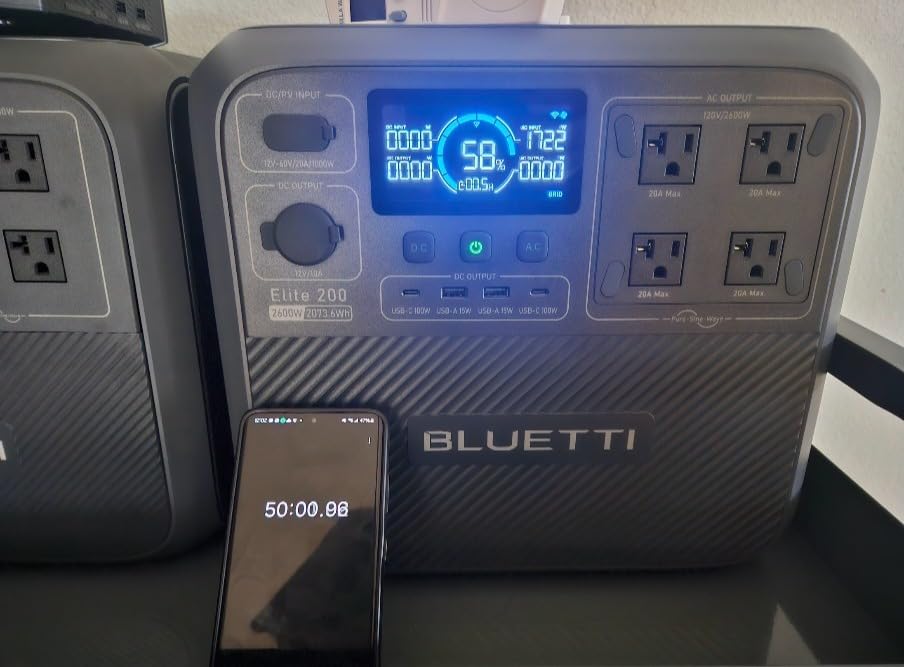BLUETTI Elite 200 V2 Solar Generator & 2x200W Solar Panel Included 2073.6Wh customer photo 2