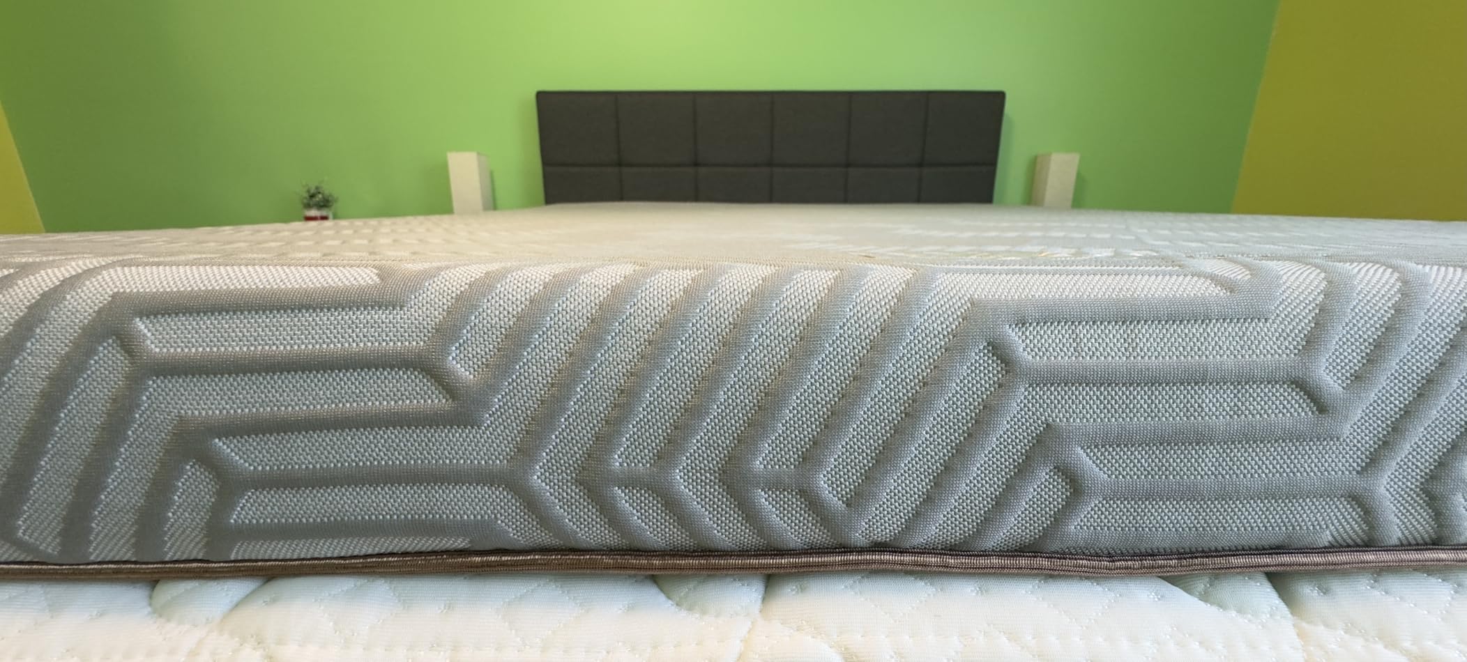 BedStory Firm Mattress Topper King - 3 Inch High Density Memory Foam Mattress Topper - Advanced Support for Back Pain Relief - Breathable Washable Cover, CertiPUR-US Certified customer photo 2