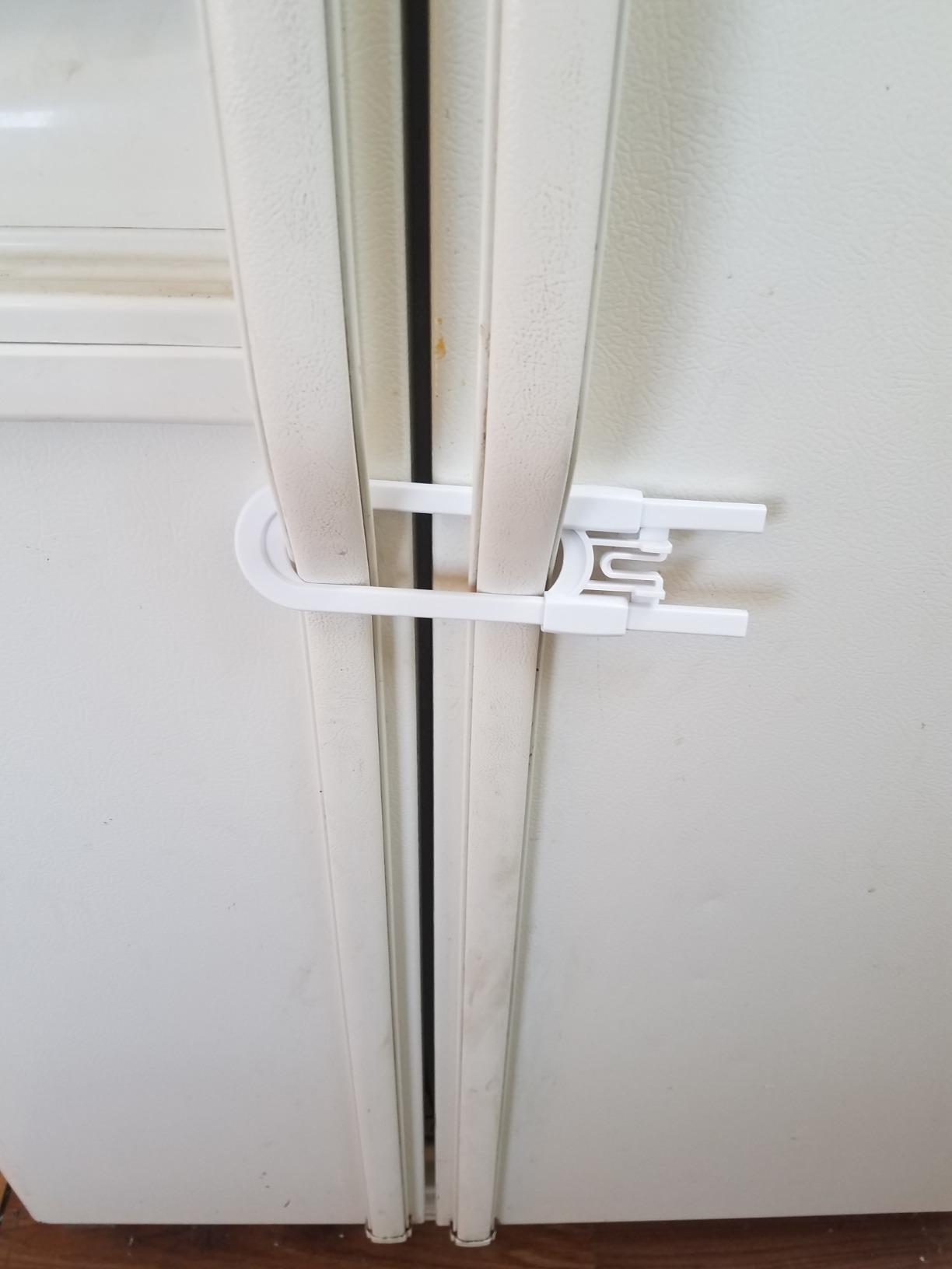 SKYLA HOMES Child Safety Sliding Cabinet Locks, White, 4 Pack, 6 Inch customer photo 2