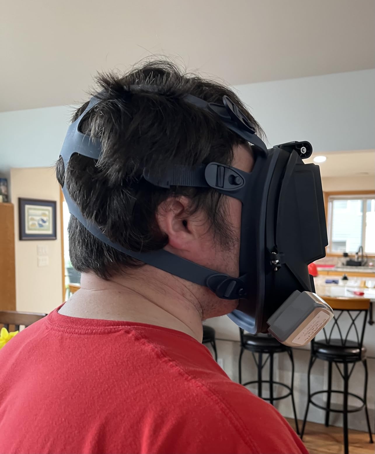 Parcil Distribution WF-101 Auto-Darkening Full Face Welding Respirator Mask customer photo 2
