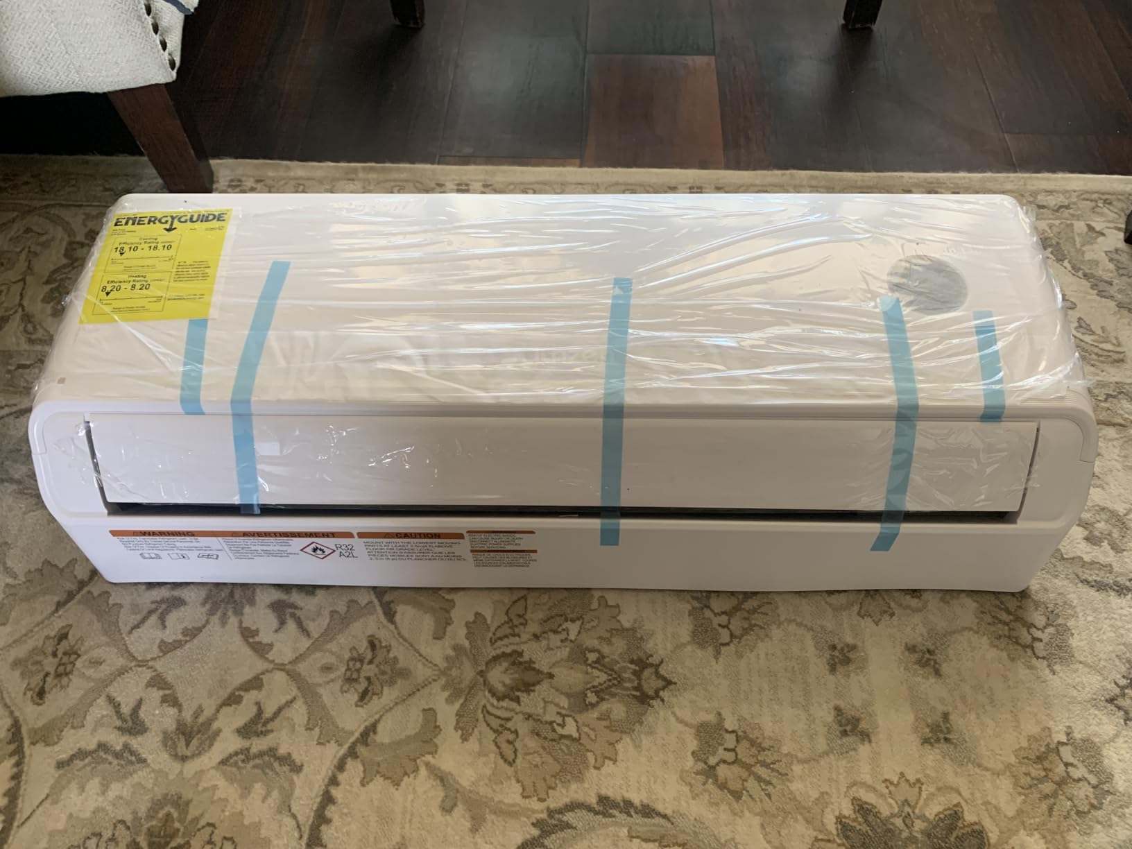 12000 BTU Mini Split Air Conditioner & Heater, 208/230V 18.1 SEER2 customer photo 1
