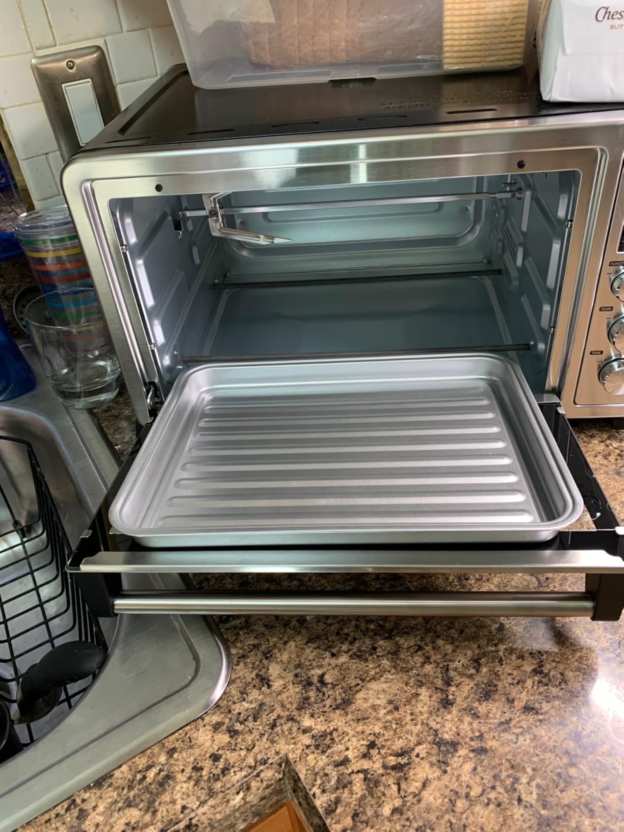 TOSHIBA ChefFry Air Fryer Toaster Oven Combo, 26.4-Quart, Stainless Steel customer photo 2