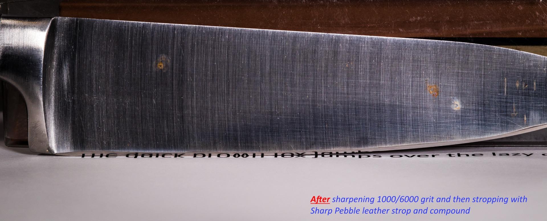 Sharp Pebble Leather Paddle Strop for Knife Sharpening customer photo 1