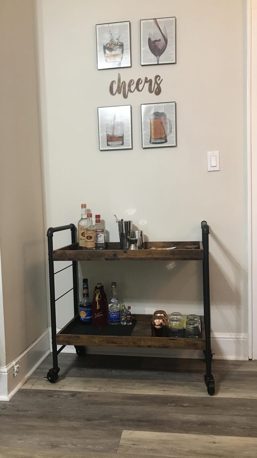 VASAGLE Rolling Cart with Drawers, Craft Organizers and Storage customer photo 1