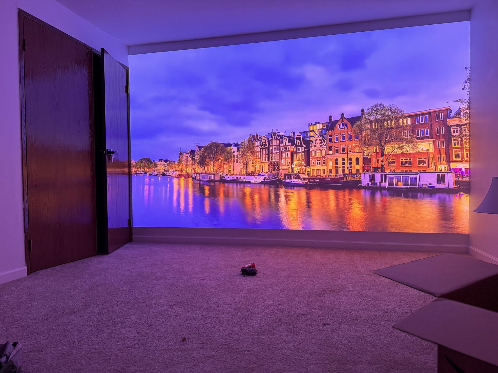 Nebula X1S 4K Triple Laser Projector, 6,000 ANSI Lumens, Google TV customer photo 1