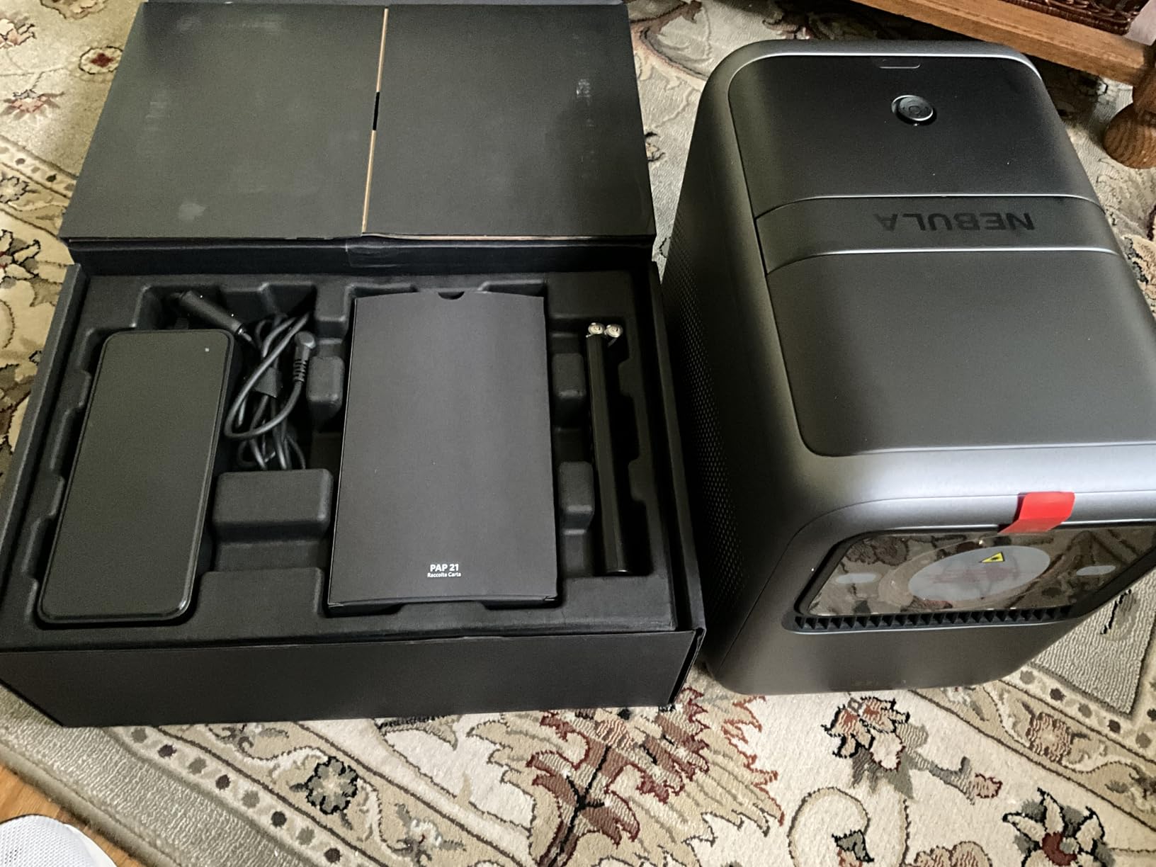 Nebula X1S 4K Triple Laser Projector, 6,000 ANSI Lumens, Google TV customer photo 2