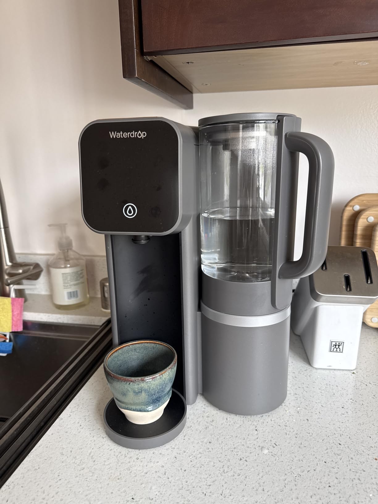 Waterdrop M6HG Instant Hot Countertop RO Water Filter, [ Mineral Added ] customer photo 2