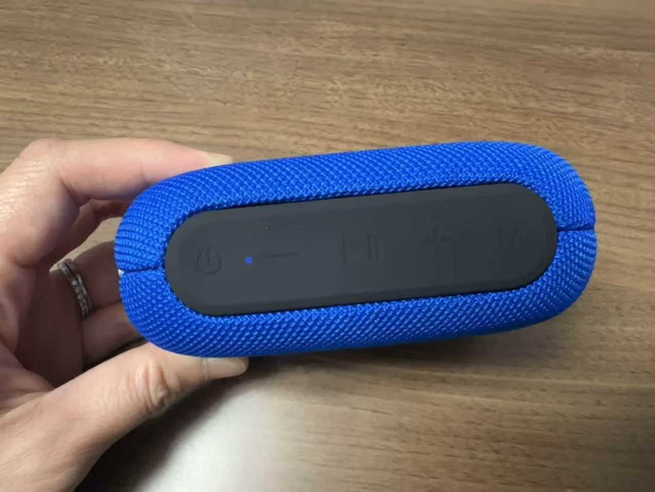 Portable Bluetooth Speaker, IP67 Waterproof Shower Speaker with Digital Battery Display, Powerful Sound, 24H Playtime, TWS Pairing, USB/TF Card, Small Speaker for Outdoor Travel Home, Gift-Black customer photo 1