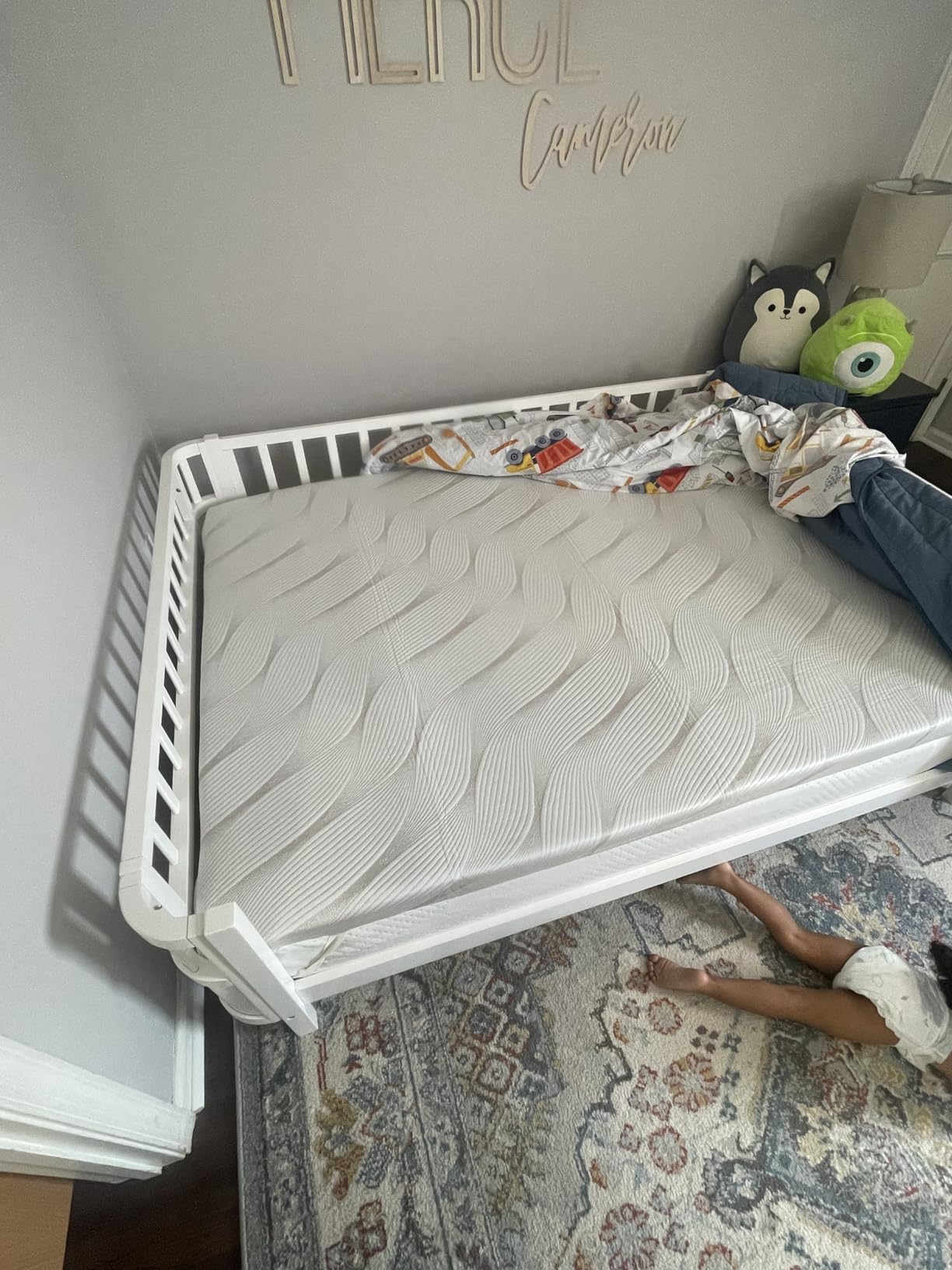 WEUP 3in Ultra Firm Mattress Topper Queen Bed for Back Pain Relief customer photo 2