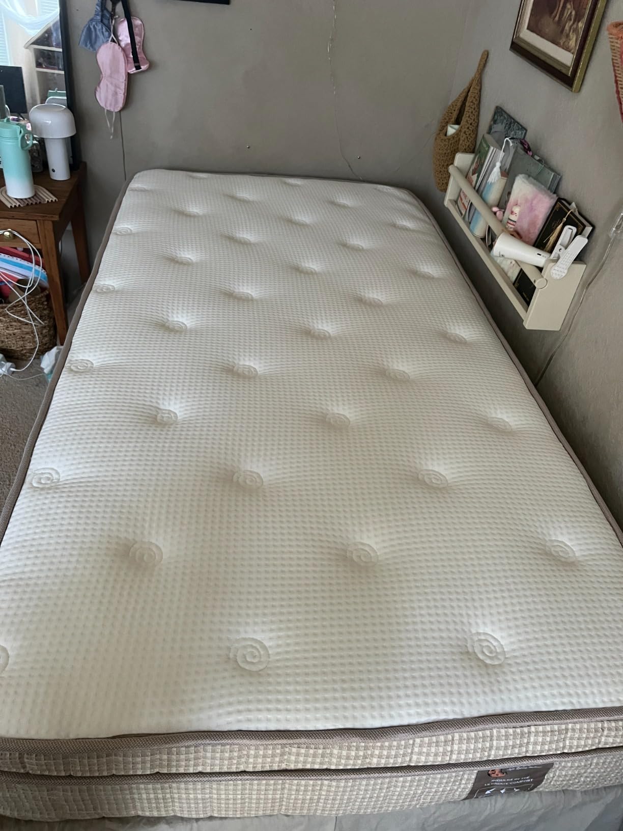 Extra Firm Queen Mattress Topper with Removable Bamboo Cover, 3 Inch Gel Memory Foam Cooling Bed Topper, Dual Firmness for Back Pain, Extra Hip/Shoulder/Lumbar Support customer photo 2