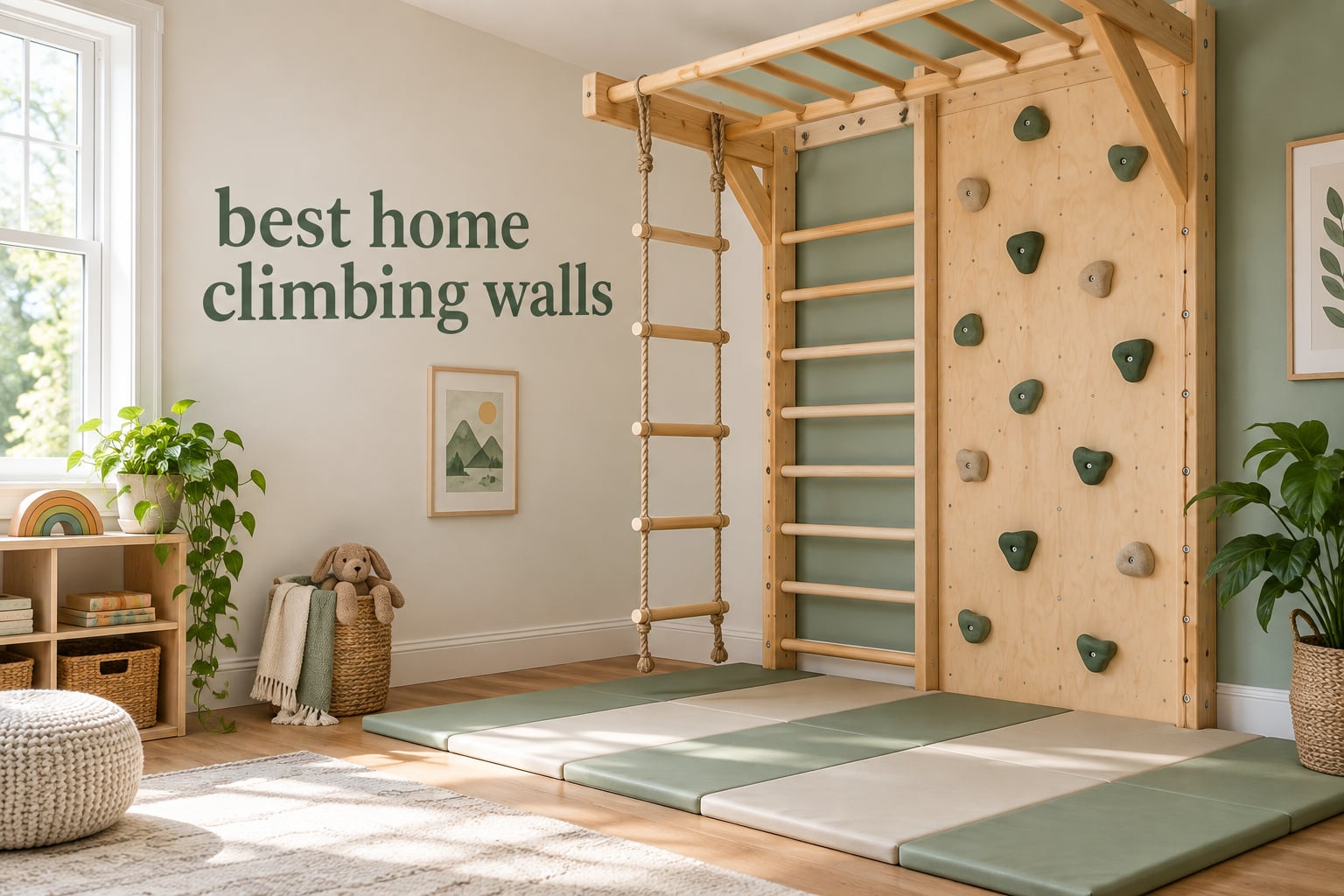 best home climbing walls