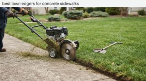 best lawn edgers for concrete sidewalks