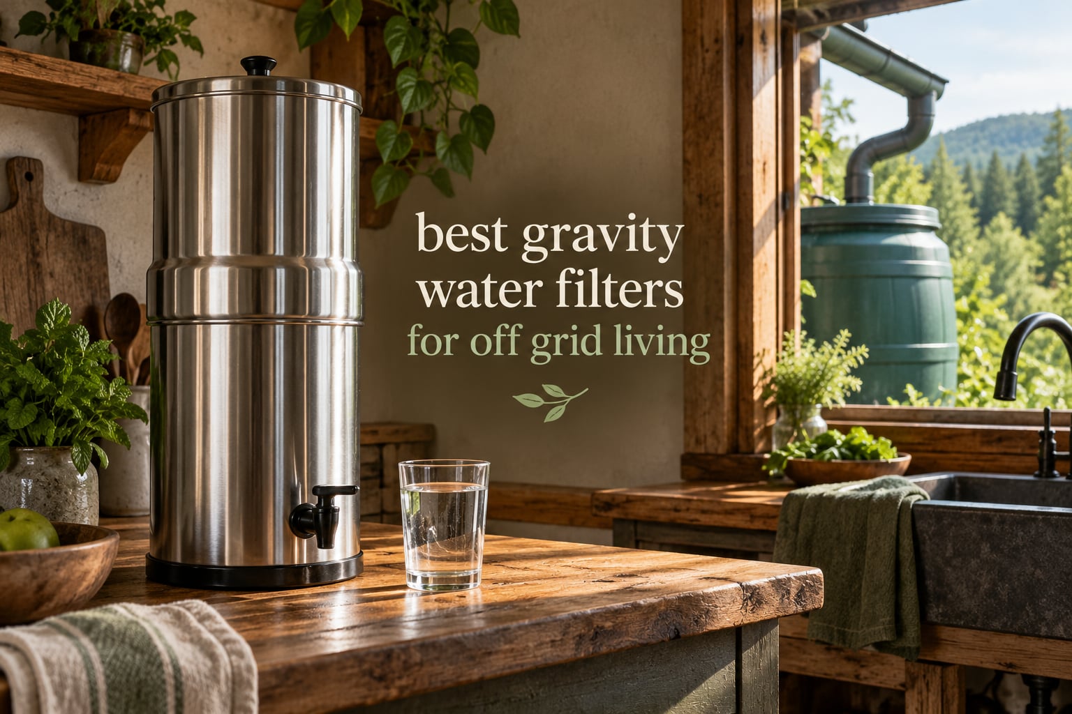 best gravity water filters for off grid living
