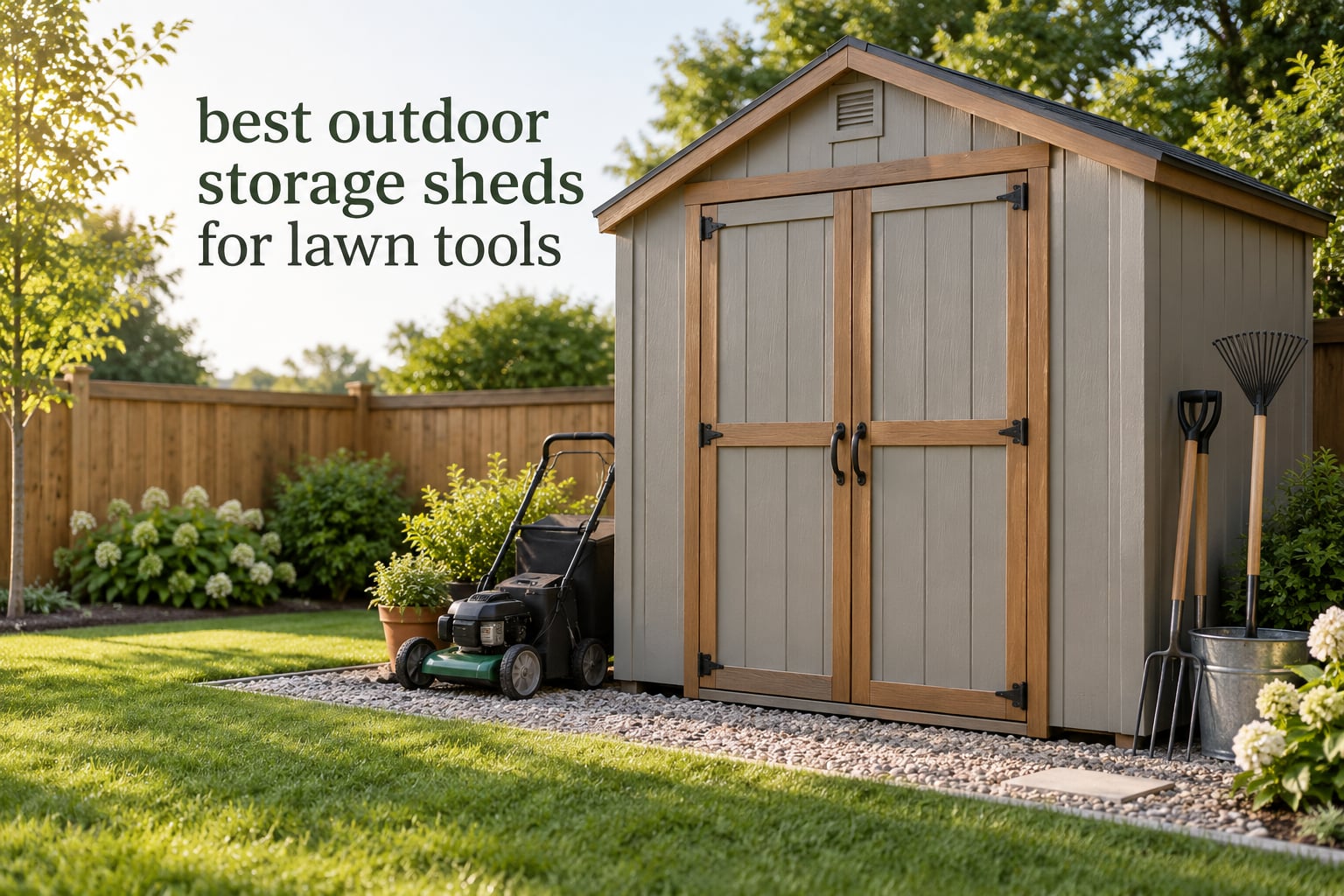 best outdoor storage sheds for lawn tools