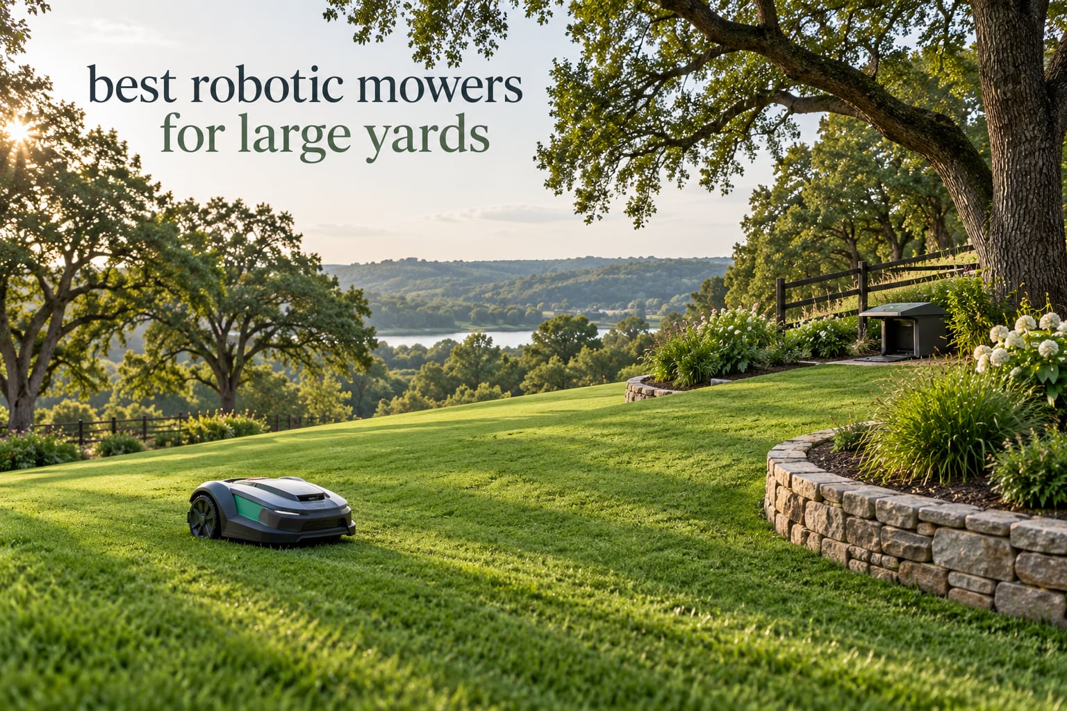 best robotic mowers for large yards