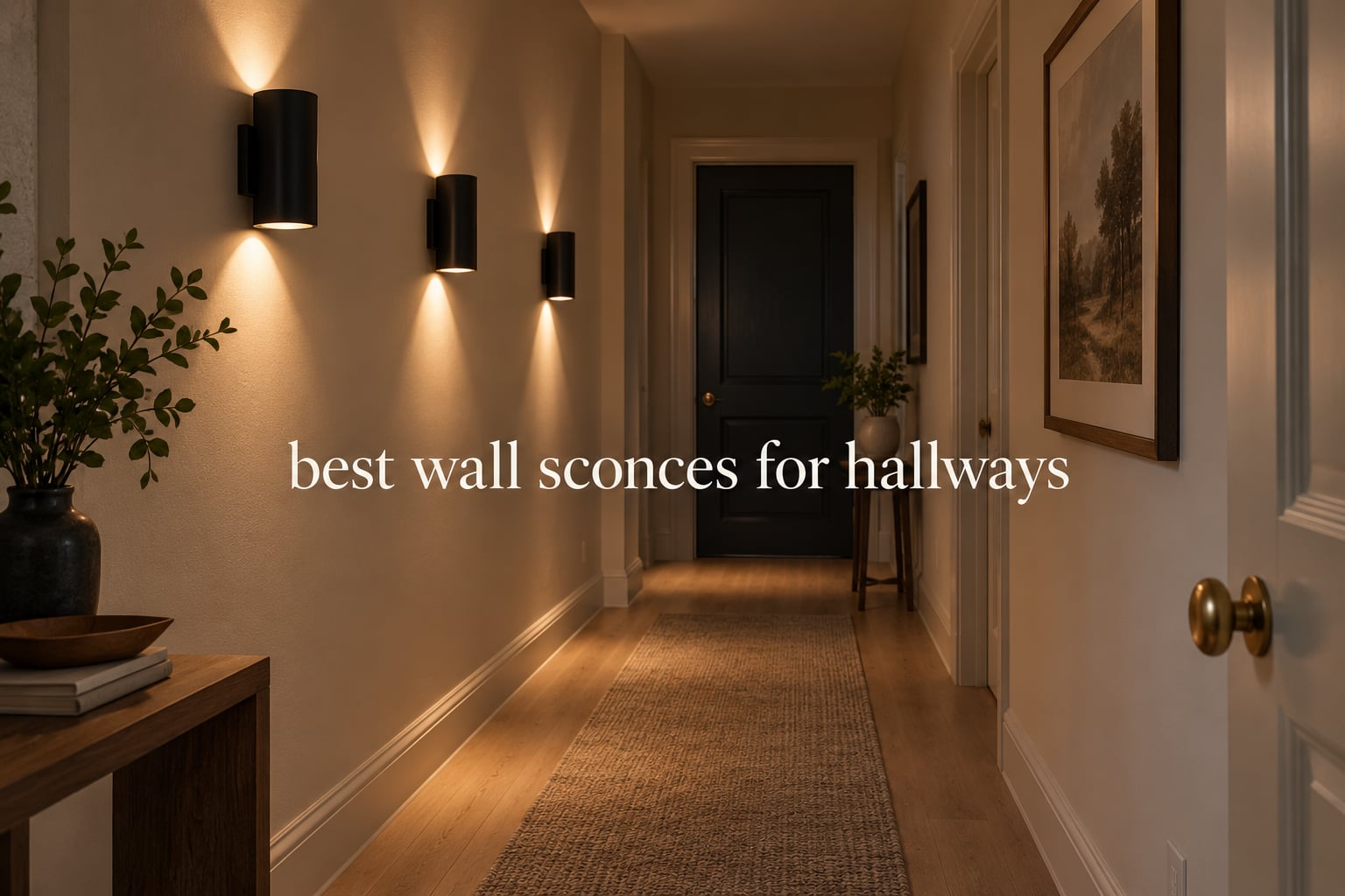 best wall sconces for hallways