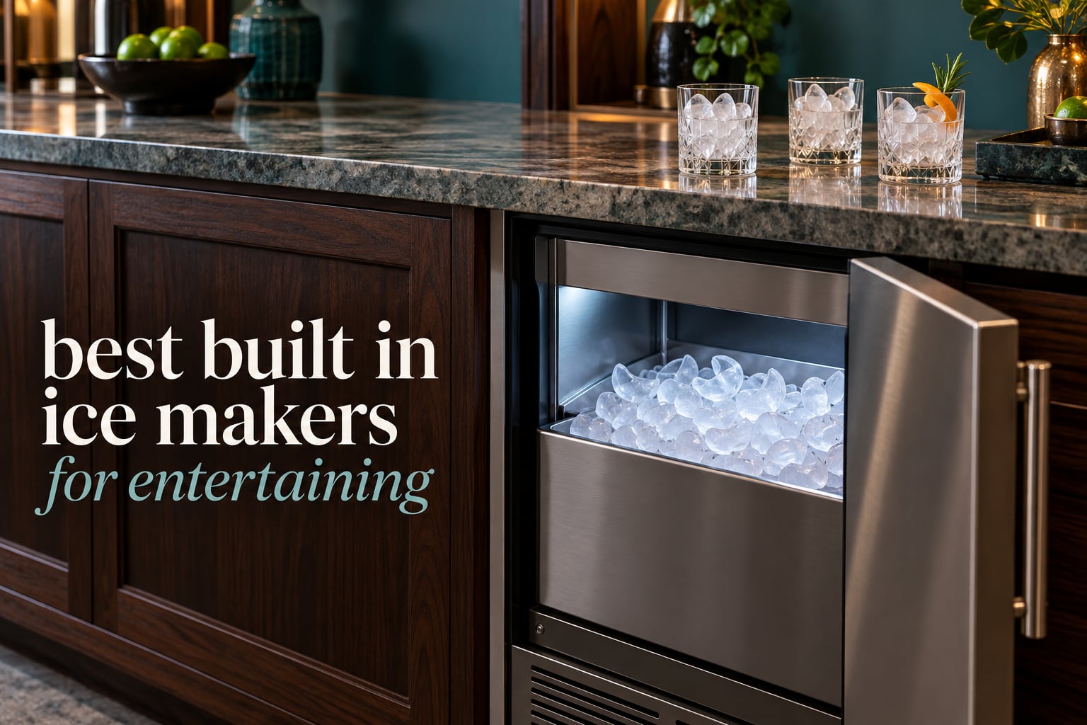 best built in ice makers for entertaining