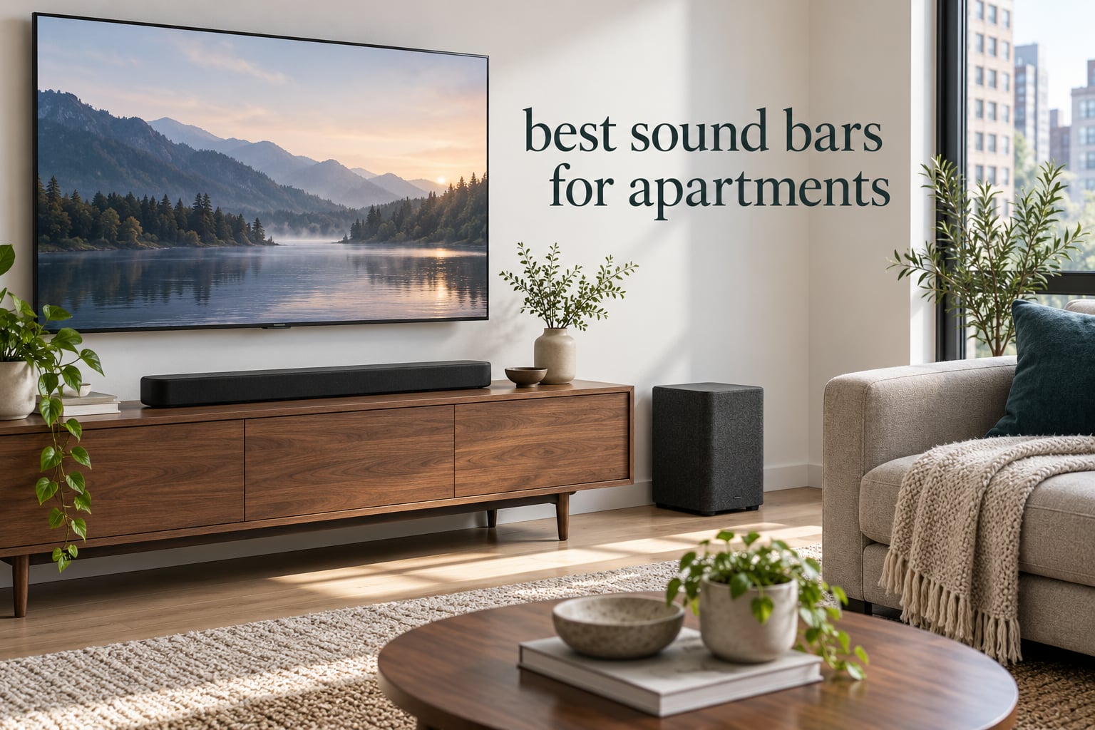 best sound bars for apartments