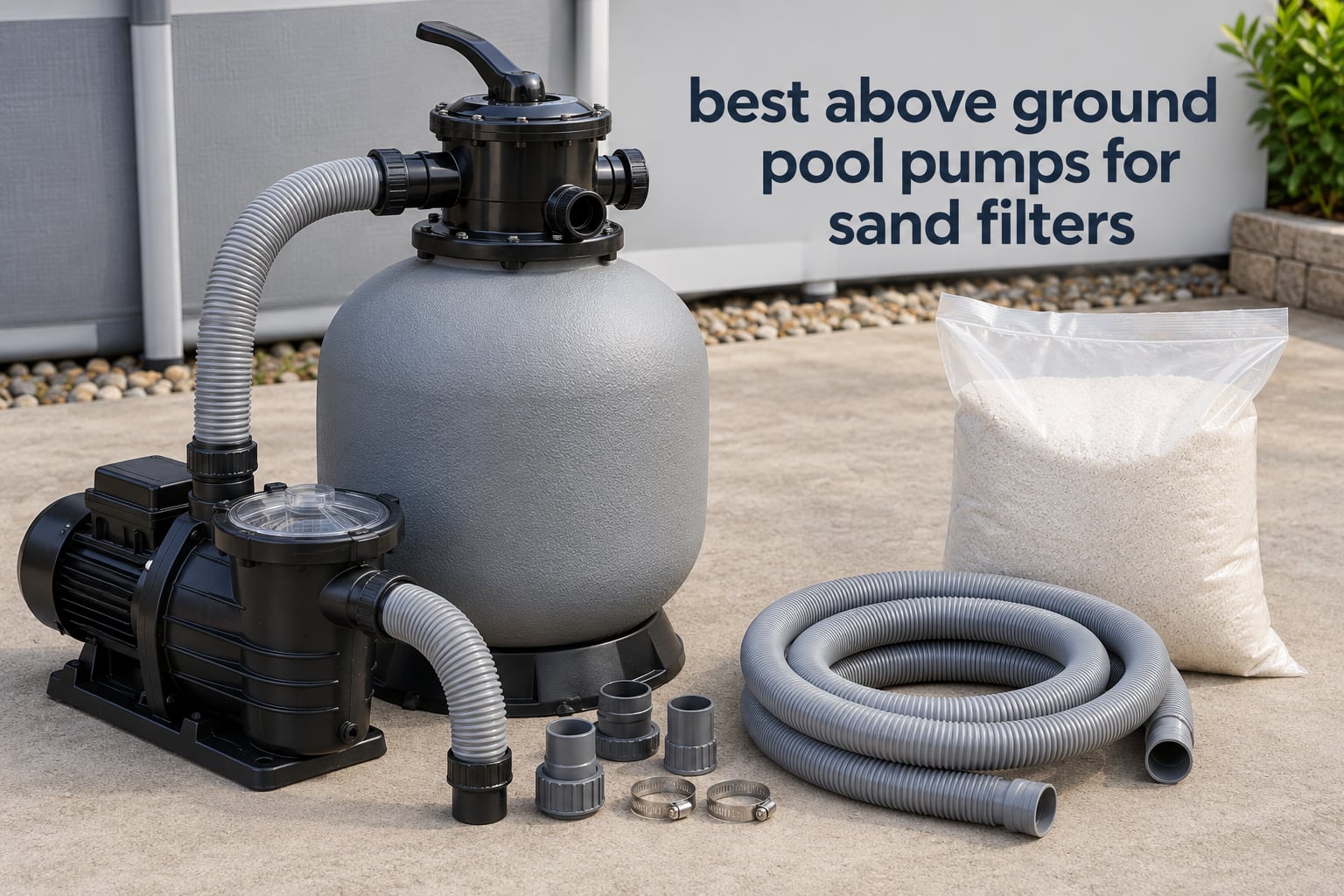 best above ground pool pumps for sand filters