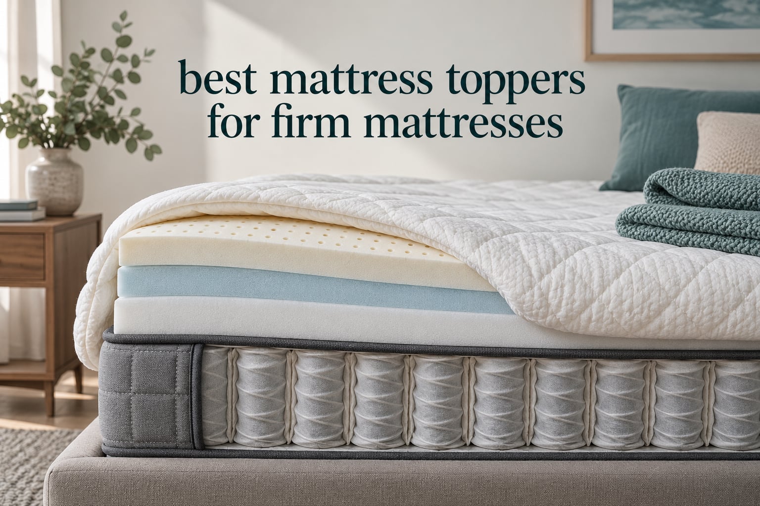 best mattress toppers for firm mattresses