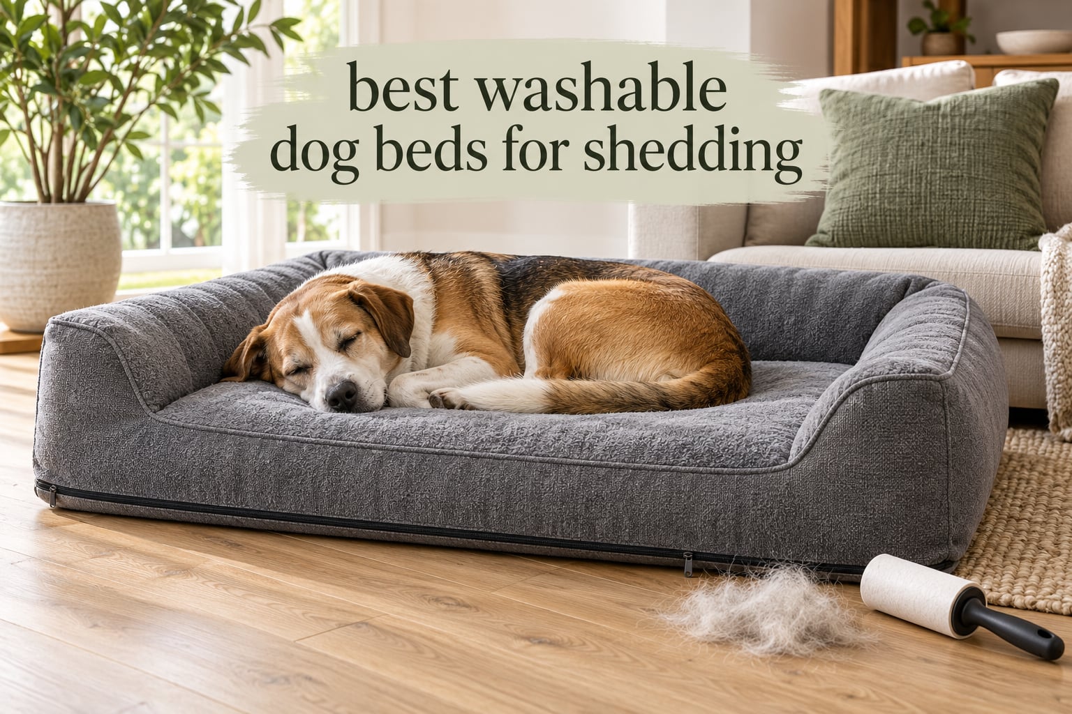 best washable dog beds for shedding