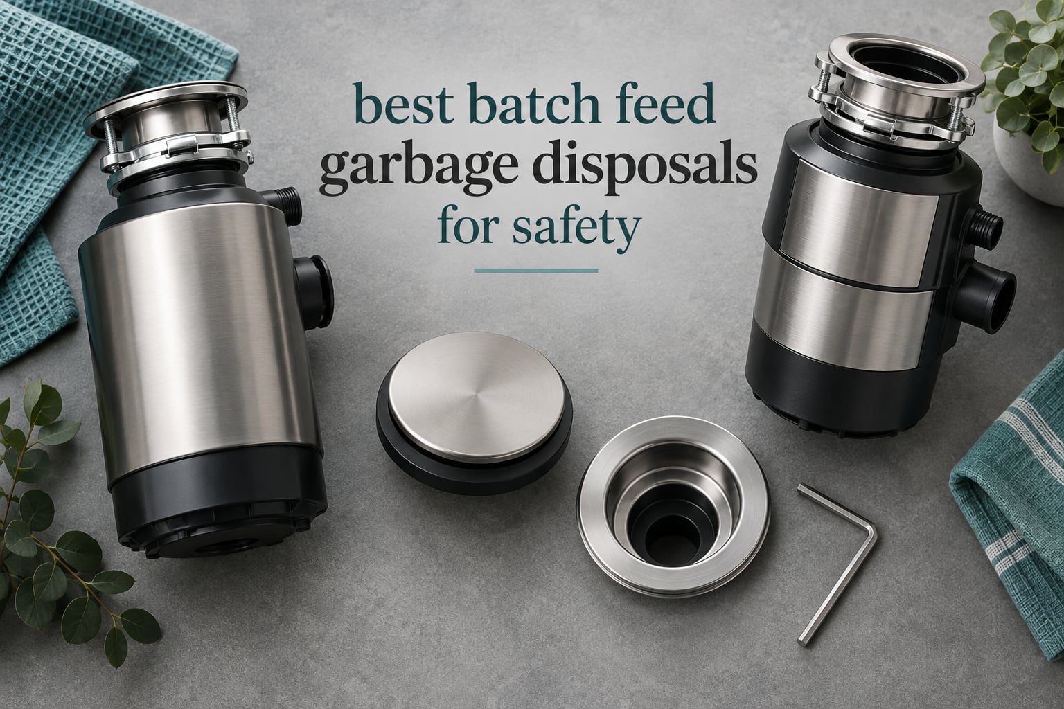 best batch feed garbage disposals for safety