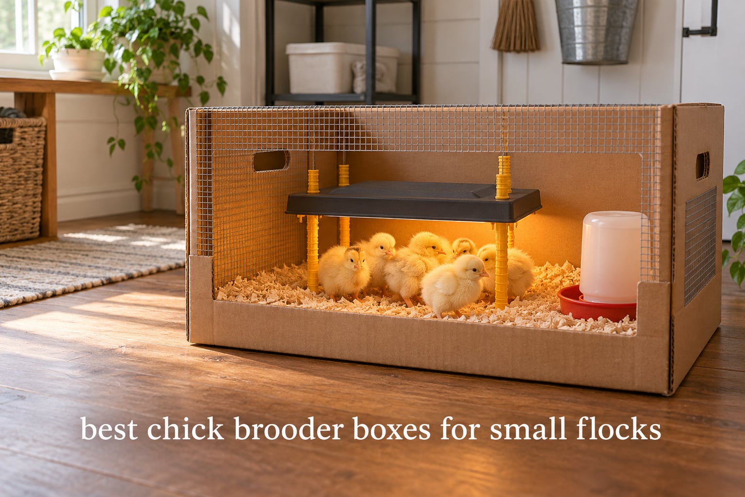 best chick brooder boxes for small flocks