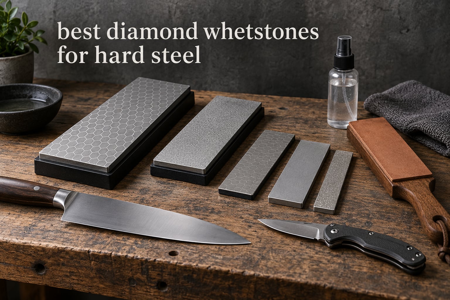 best diamond whetstones for hard steel