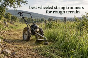 best wheeled string trimmers for rough terrain