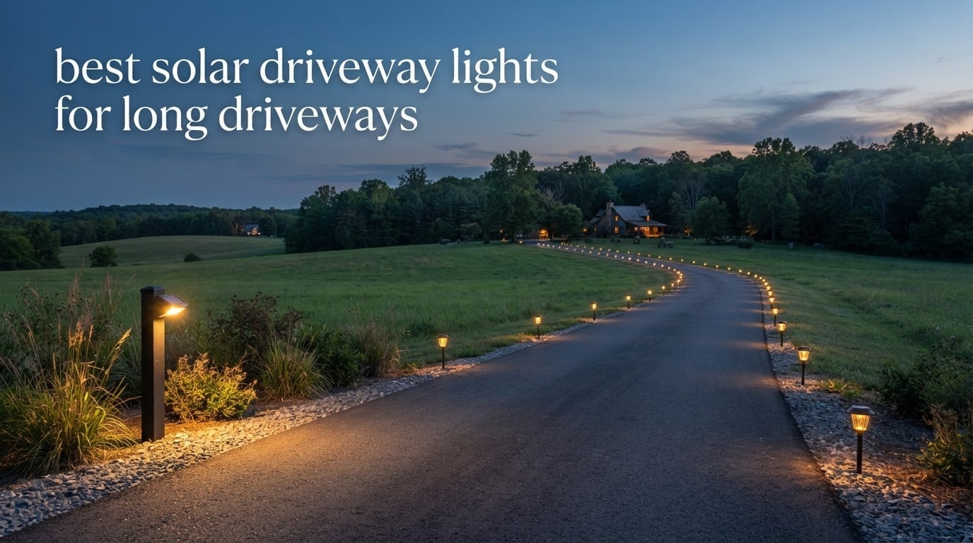 best solar driveway lights for long driveways