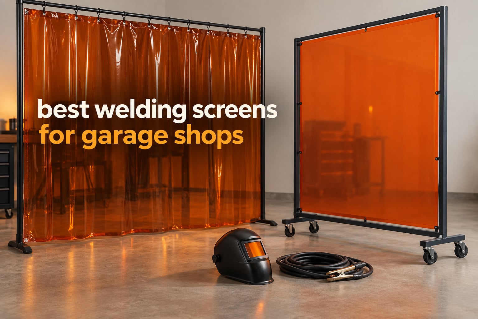 best welding screens for garage shops