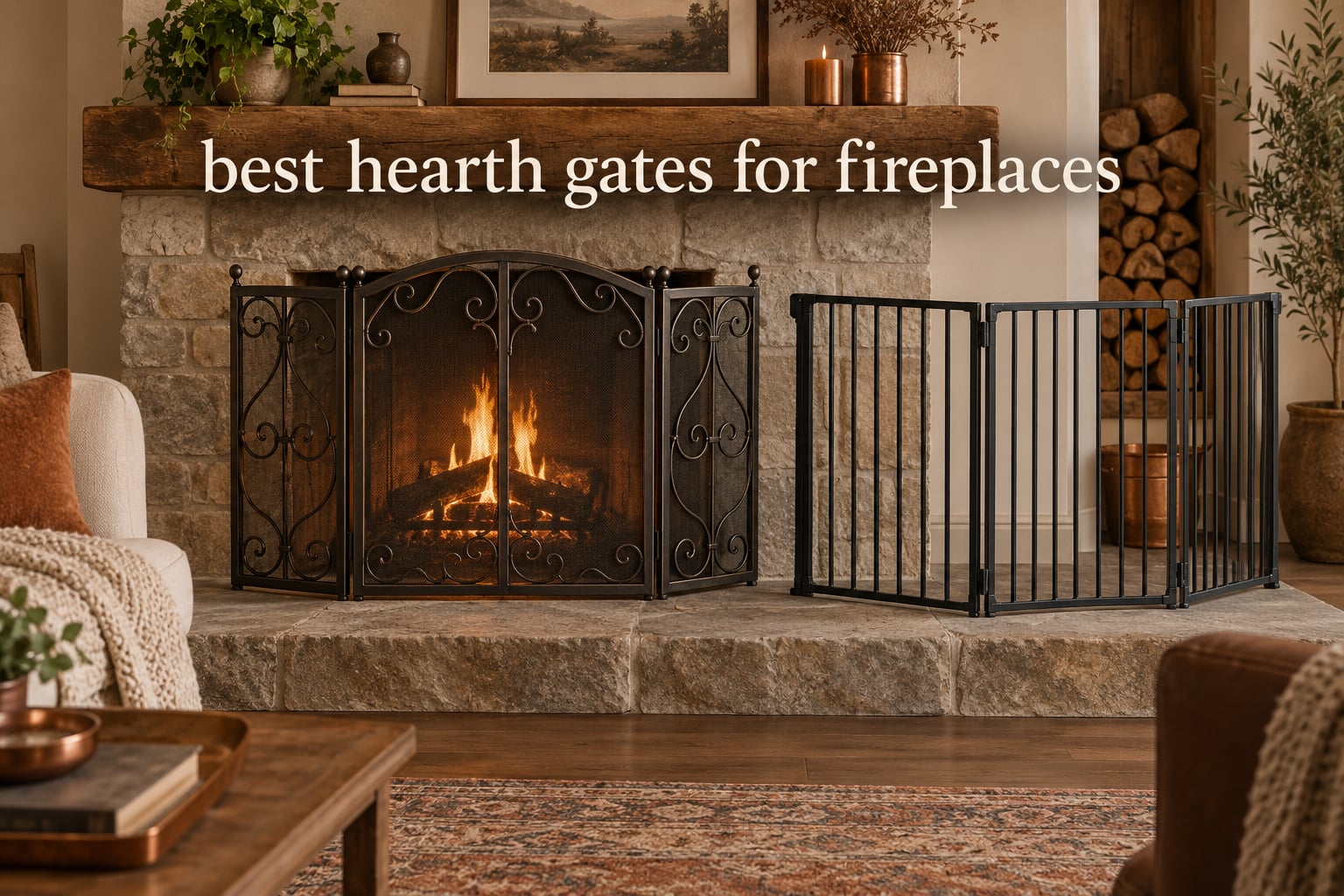 best hearth gates for fireplaces