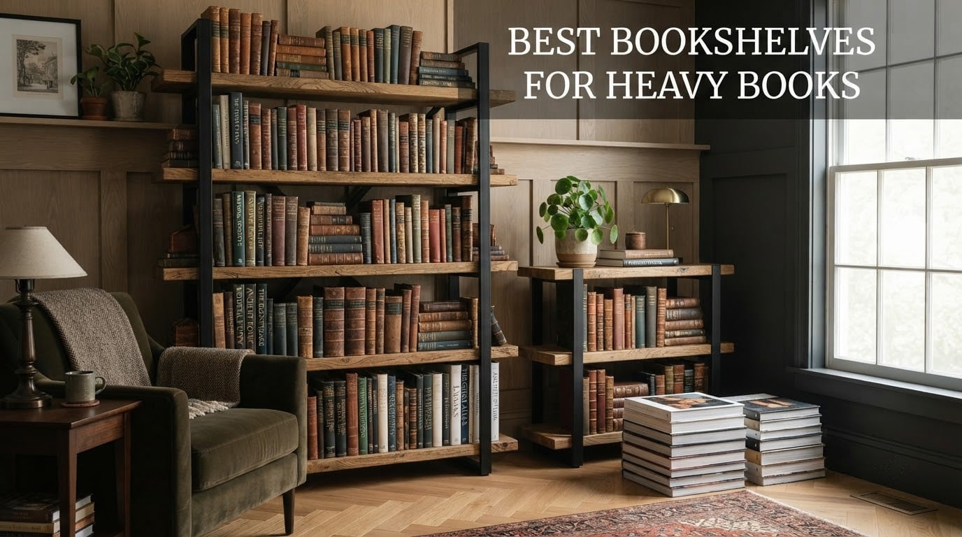 best bookshelves for heavy books