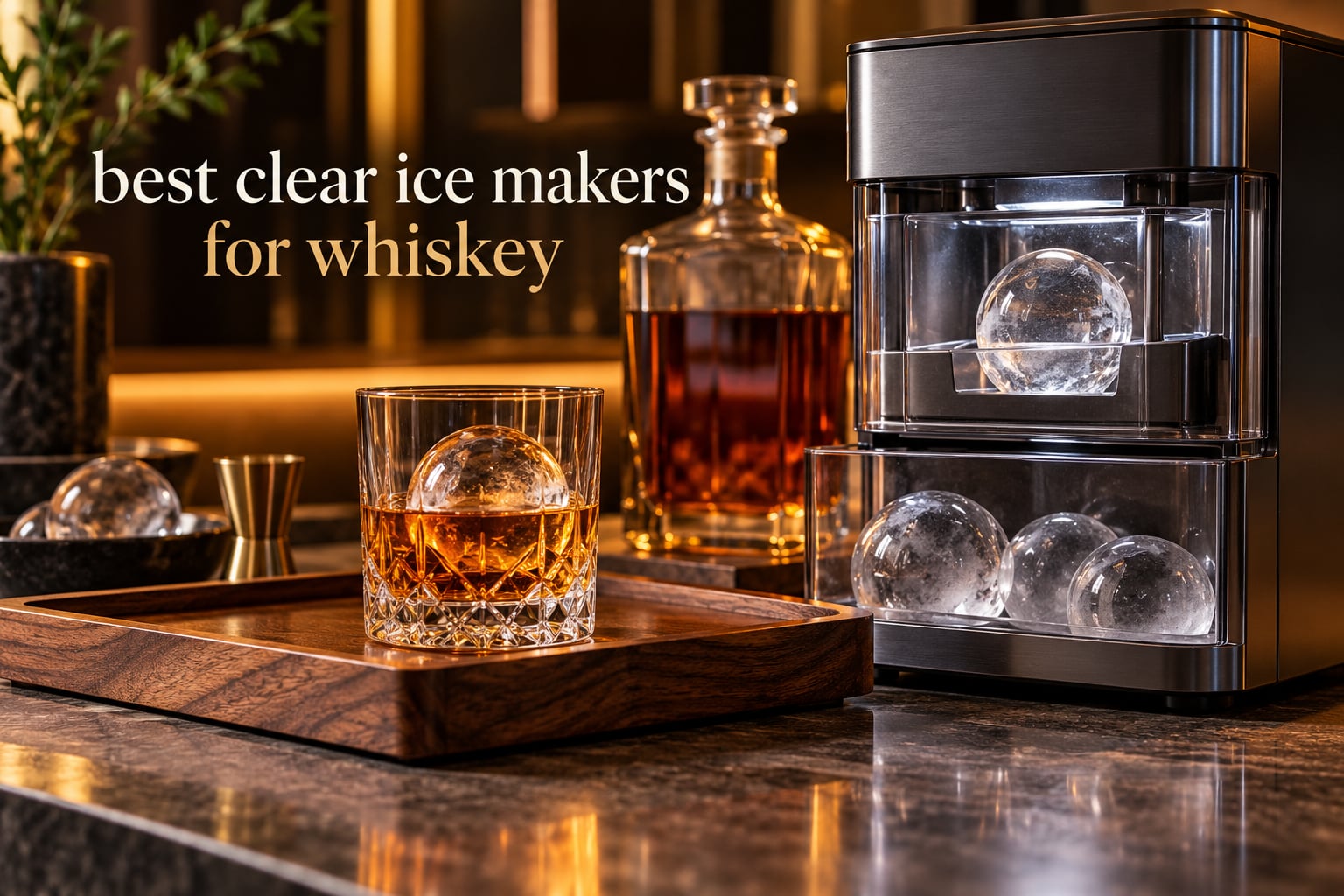 best clear ice makers for whiskey