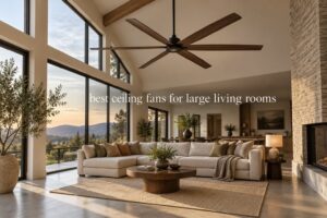 best ceiling fans for large living rooms