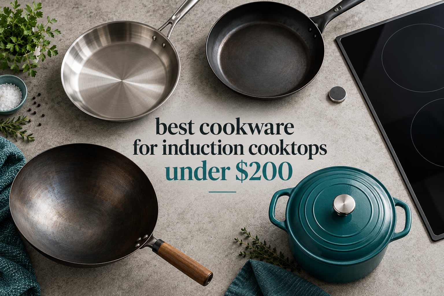 best cookware for induction cooktops under $200