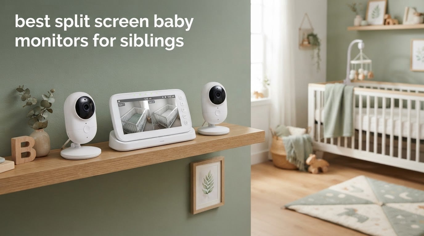 best split screen baby monitors for siblings