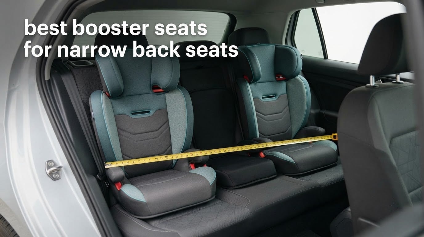 best booster seats for narrow back seats
