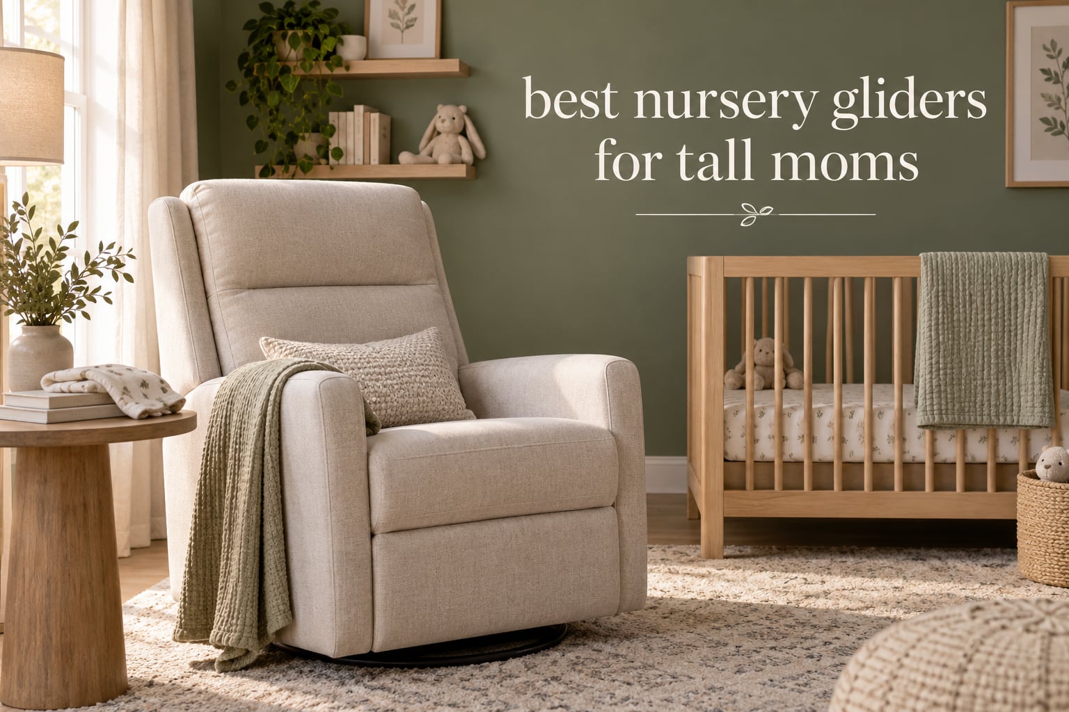 best nursery gliders for tall moms