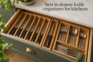 best in drawer knife organizers for kitchens