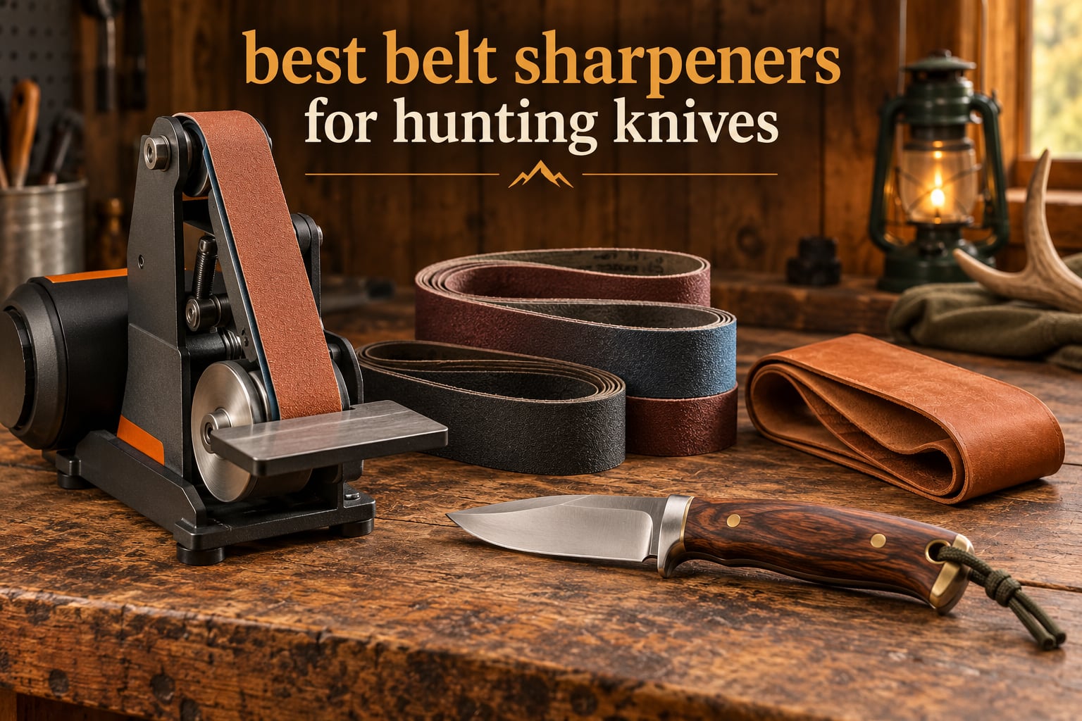 best belt sharpeners for hunting knives