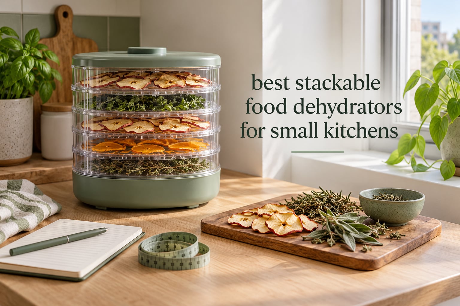 best stackable food dehydrators for small kitchens