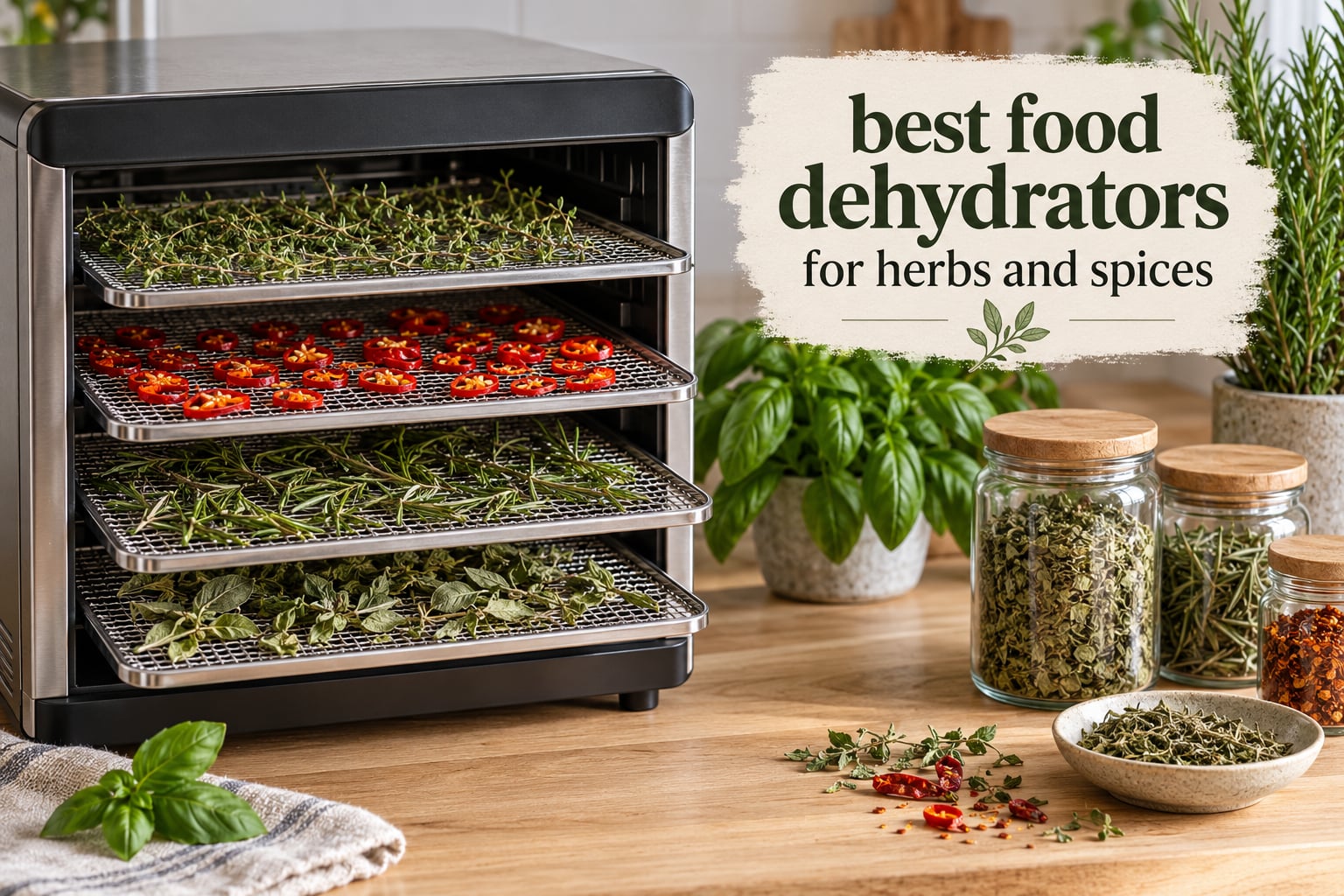 best food dehydrators for herbs and spices