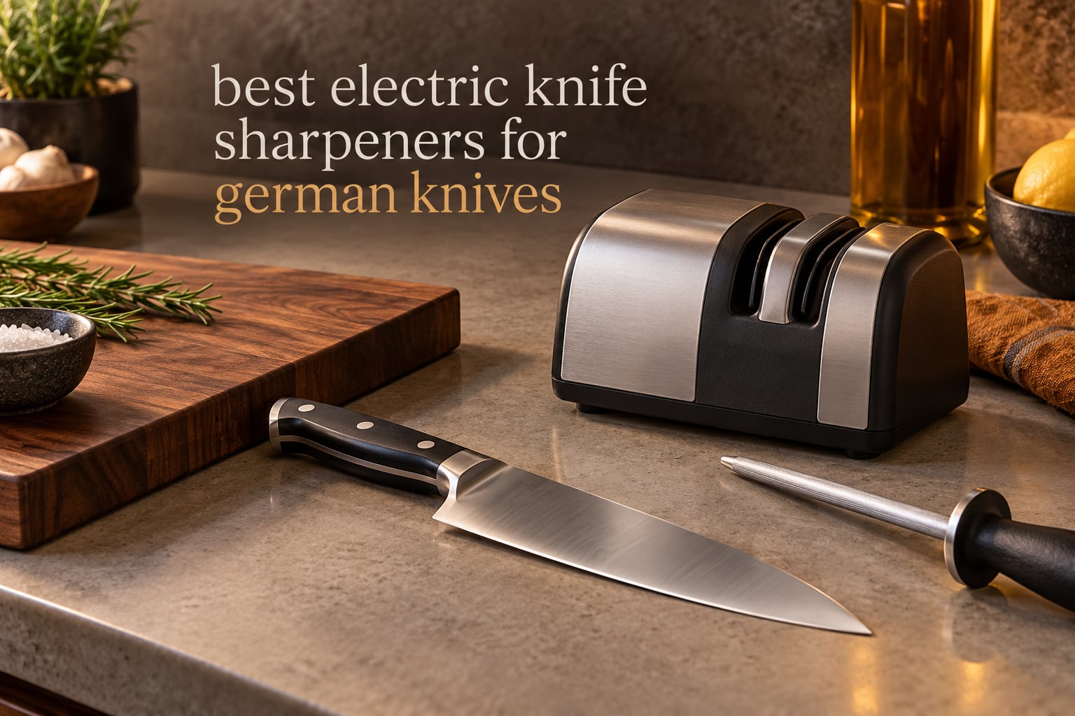 best electric knife sharpeners for german knives