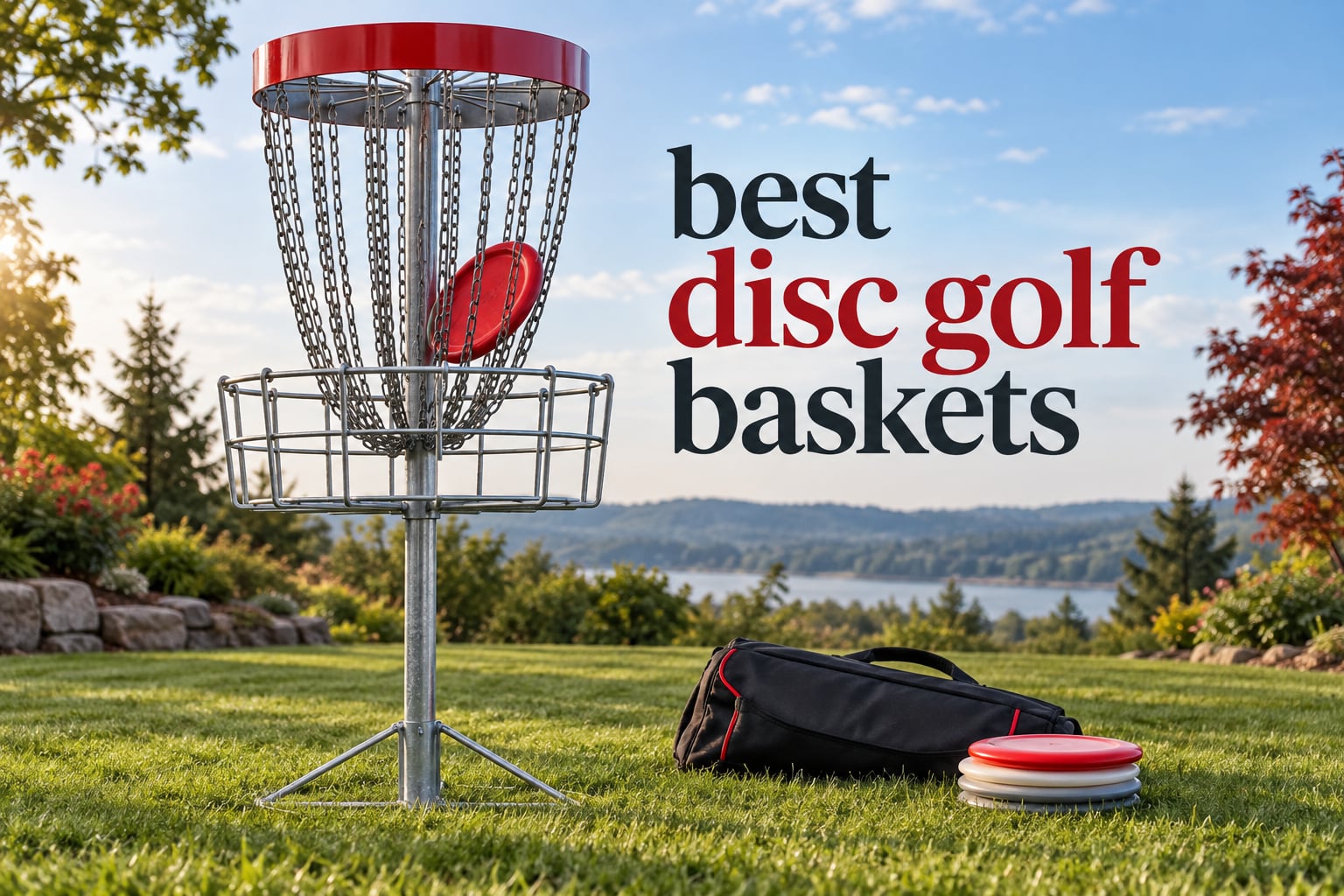 best disc golf baskets
