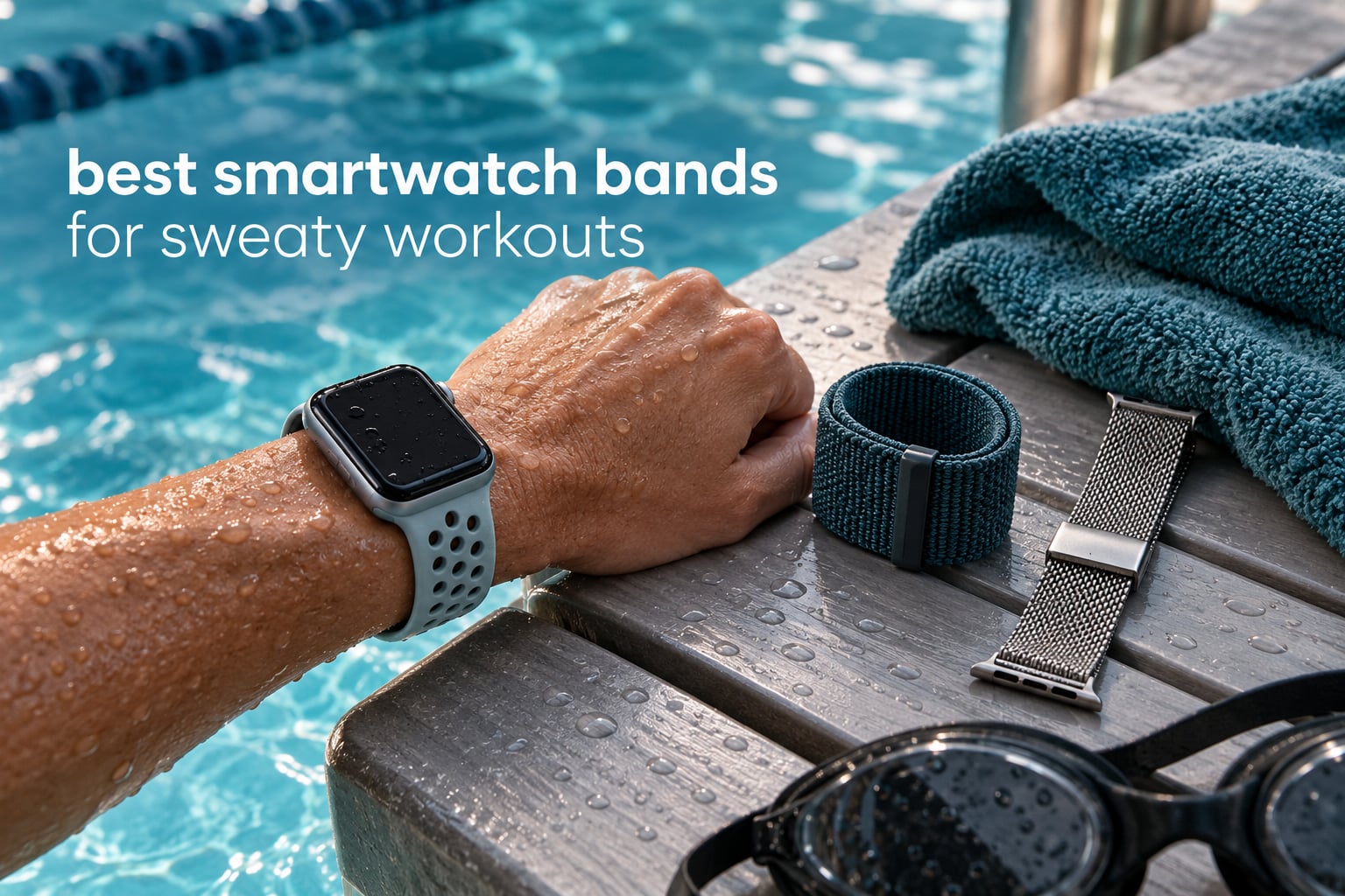 best smartwatch bands for sweaty workouts